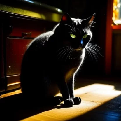 8 примет, связанных с черными кошками в доме