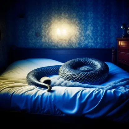 7 Толкований снов о змее в кровати