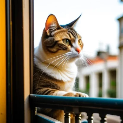 12 примет, связанных с падением кошки с балкона