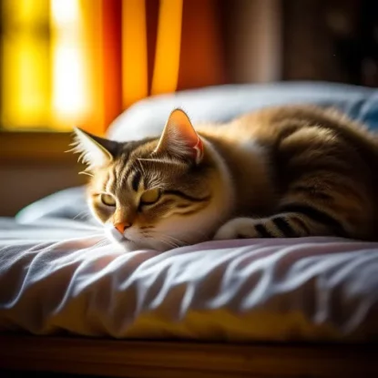 10 примет, связанных с котом, который спит в детской кроватке