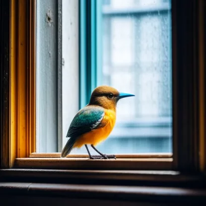 Птица, села на окно – 11 примет, которые стоит знать