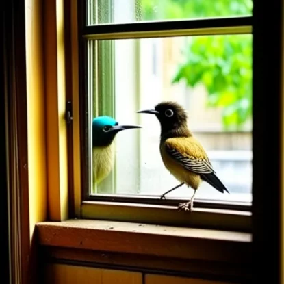 Птица врезалась в окно: 7 примет, которые следует знать