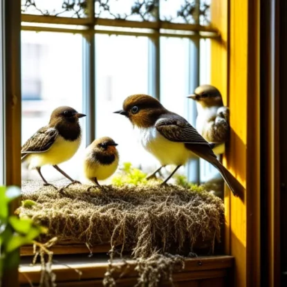 13 примет о воробьях, свивших гнездо под окном