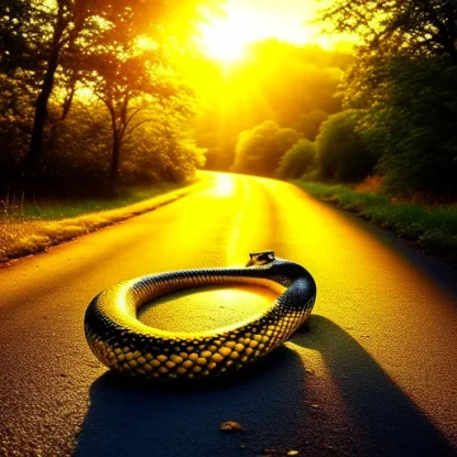 Примета о змее, переползающей дорогу: 9 интересных фактов